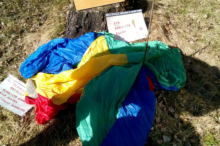 Perheiden retkiaamupäivä leirimajalla Perheiden retkiaamupäivä leirimajalla