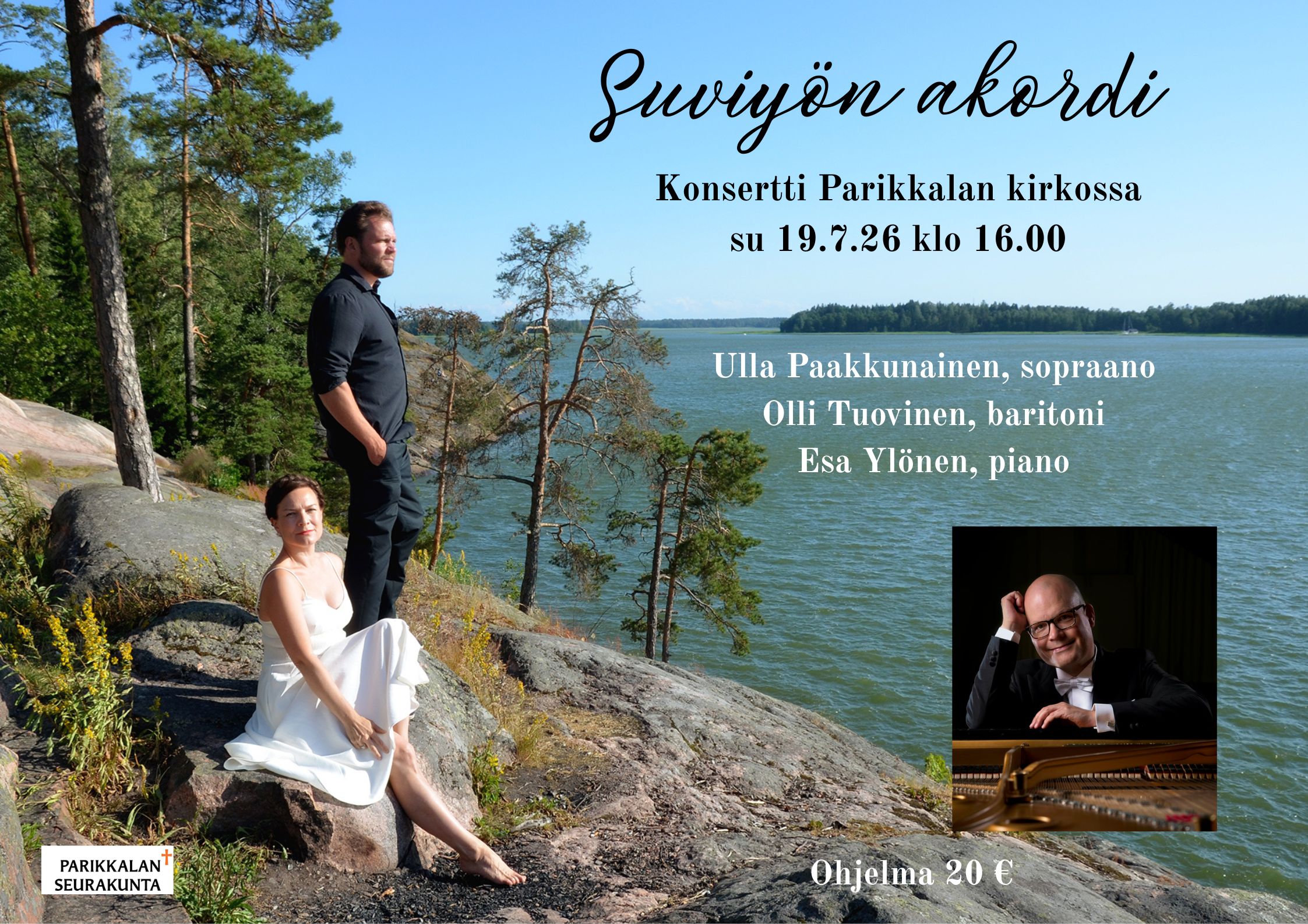 Mainos Suviyön akordi -konsertti